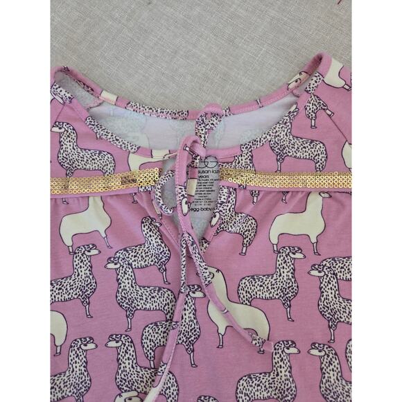 Egg New York By Susan Lazar Lavender Llama Dress - Picture 2 of 7